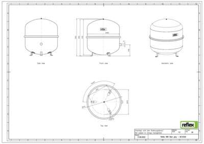 Image du produit VASE EXPANSION N 80L A MEMBRANE