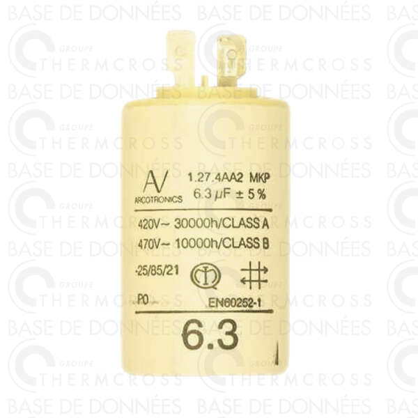 Image du produit CONDENSATEUR 6.3&micro;F