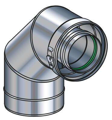 Image du produit COUDE A 87&deg;  80-125  DUALIS E.I EC 87&deg; 80 E.I/9999