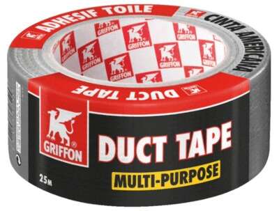 Image du produit ADHESIF TOILE GRIS 25mx48mm