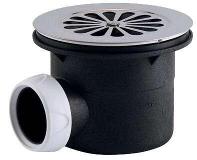 Image du produit BONDE DOUCHE D.90 HORIZONTAL GRILLE RONDE