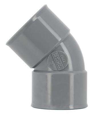 Image du produit COUDE PVC 45&deg; FEMELLE/FEMELLE