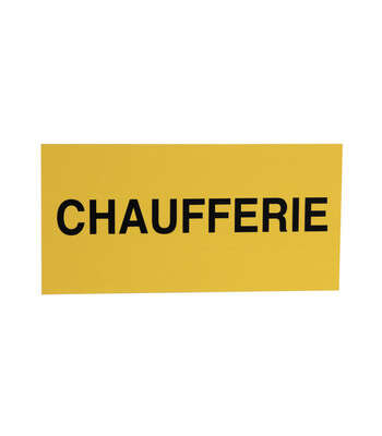 Image du produit ETIQ."CHAUFFERIE"