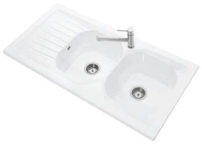 Image du produit EVIER A POSER WINDSOR+ 120x60 AVEC VIDAGE MANUEL