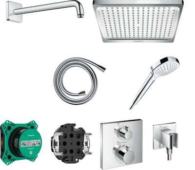 Image du produit PACK DOUCHE ENCASTRE CROMETTA E240 ECOSTAT SQUARE