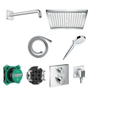 Image du produit PACK DOUCHE ENCASTRE CROMETTA E240 ECOSTAT SQUARE