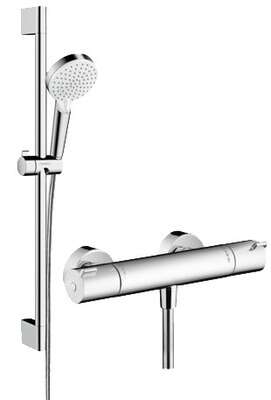 Image du produit COMBI DOUCHE CROMETTA VARIO + MITIGEUR ECOSTAT 1001CL