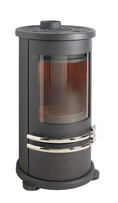 Image du produit POELE A BOIS ORTENSE CHROME ETANCHE 8kW