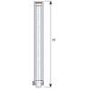 Image du produit ELEMENT DROIT L1000  80/125