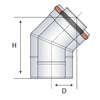 Image du produit COUDE A 45&deg; 130-200 E.I