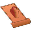 Image du produit SOLIN TUILE 30 &agrave; 45&deg; 130-200 E.I BRIQUE