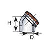 Image du produit ELEMENT COUDE &Agrave; 45&deg; 80/125 G.P EC 45&deg; 80 G.P