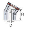 Image du produit ELEMENT COUDE 30&deg; 60/100 E.P EC 30&deg; 60 E.P