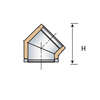 Image du produit ELEMENT COUDE 45&deg; EC 45-150 ZI INTERIEUR