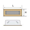 Image du produit GRILLE VENTIL. HABILLAGE GRILLE VENTIL. HABILLAGE GVH