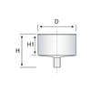 Image du produit CONE DE PURGE INOX SOI