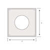 Image du produit PLAQUE PROPRETE STH INOX 80/130