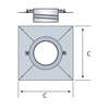 Image du produit PLAQUE SUP. ETANCHEITE A VISSER 150C