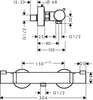 Image du produit MITIGEUR DOUCHE ECOSTAT COMFORT C3 THERMOSTATIQUE