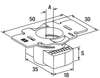 Image du produit PLATINE ECROU M10 FCN CLIX P