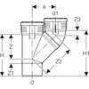Image du produit EMBRANCHEMENT PARALLELE 45&deg; D.110/110 Silent PP