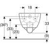 Image du produit CUVETTE WC SUSPENDUE RENOVA SEMI-CARENE RIMFREE