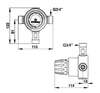 Image du produit MITIGEUR CENTRALISE 3/4 PRESTOTHERM 55L