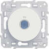Image du produit PRISE TV  SIMPLE BLANC  ODACE