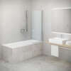 Image du produit PARE BAIN EQUI VERRE CLAIR CLEAN ARGENT POLI
