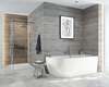 Image du produit BAIGNOIRE GRETA MONOLINE ASYMETRIQUE 180x80 BLANC