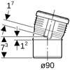 Image du produit COUDE M/F 15&deg; D.90 Silent-PP