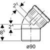Image du produit COUDE M/F 45&deg; Silent PP