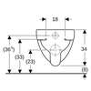 Image du produit CUVETTE WC SUSPENDUE RENOVA RIMFREE A FOND CREUX