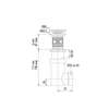 Image du produit SIPHONNETTE DIGICLIC ABS GRIS