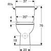 Image du produit PACK WC SOL BASTIA SH RIMFREE