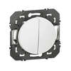 Image du produit POUSSOIR  DOUBLE DOOXIE FINITION BLANC