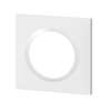 Image du produit PLAQUE CARRE DOOXIE 1 POSTE FINITION BLANC