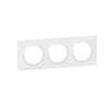 Image du produit PLAQUE CARREE DOOXIE 3 POSTES BLANC