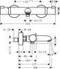 Image du produit MITIGEUR BAIN/DOUCHE ECOSTAT COMFORT THERMOSTATIQUE