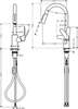 Image du produit MITIGEUR EVIER 240 FOCUS M41 DOUCHETTE