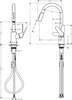 Image du produit MITIGEUR EVIER 240 FOCUS M41 DOUCHETTE
