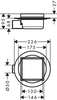Image du produit SIPHON DE DOUCHE 15x15 RAINDRAIN SPOT