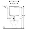 Image du produit RESERVOIR WC DOUBLE TOUCHE AP140