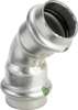 Image du produit COUDE 45&deg; FEMELLE / FEMELLE INOX A SERTIR