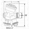 Image du produit VANNE PIBCV LINEAIRE TA-COMPACT-P 25 PN16 400 kPa G1 1/4 (37