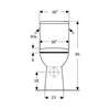 Image du produit PACK WC SOL RENOVA SH SURELEVE RIMFREE