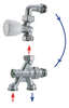 Image du produit ROBINET MONOTUBE QUATRE VOIES R436-1TG            
