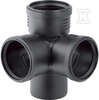 Image du produit EMBRANCHEMENT EQUERRE 87,5&deg; D.110/110 Silent PP