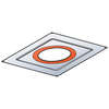 Image du produit PLAQUE DIST.SECUR.150 20150131 ETANCHE (RAMPANT) THERMINOX ZI