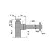 Image du produit SIPHON LAVABO DESIGN D.32 CHROME